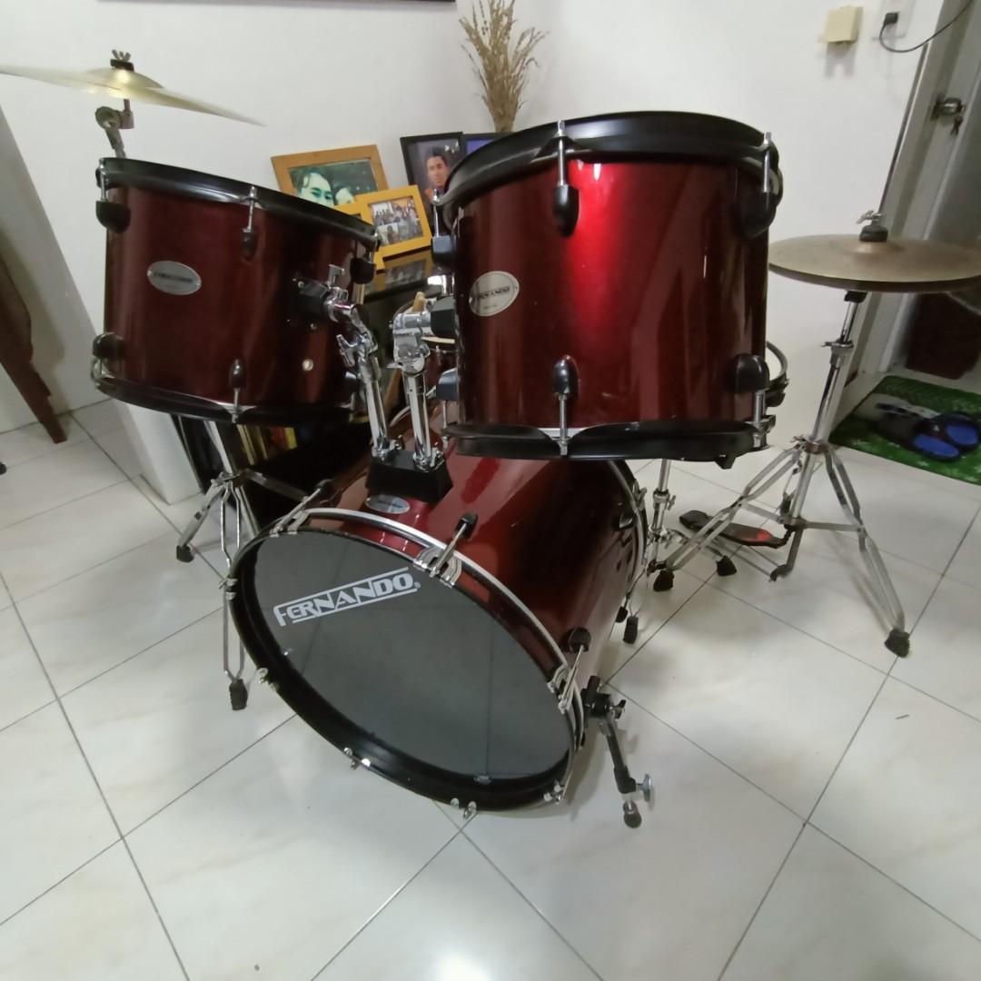 DRUM SET ( Fernando), Hobbies & Toys, Music & Media, Musical