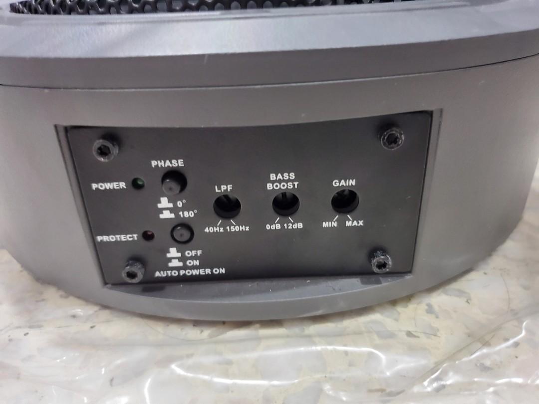 Edifier RW8B Car Underseat Active Subwoofer (Used), Auto Accessories on