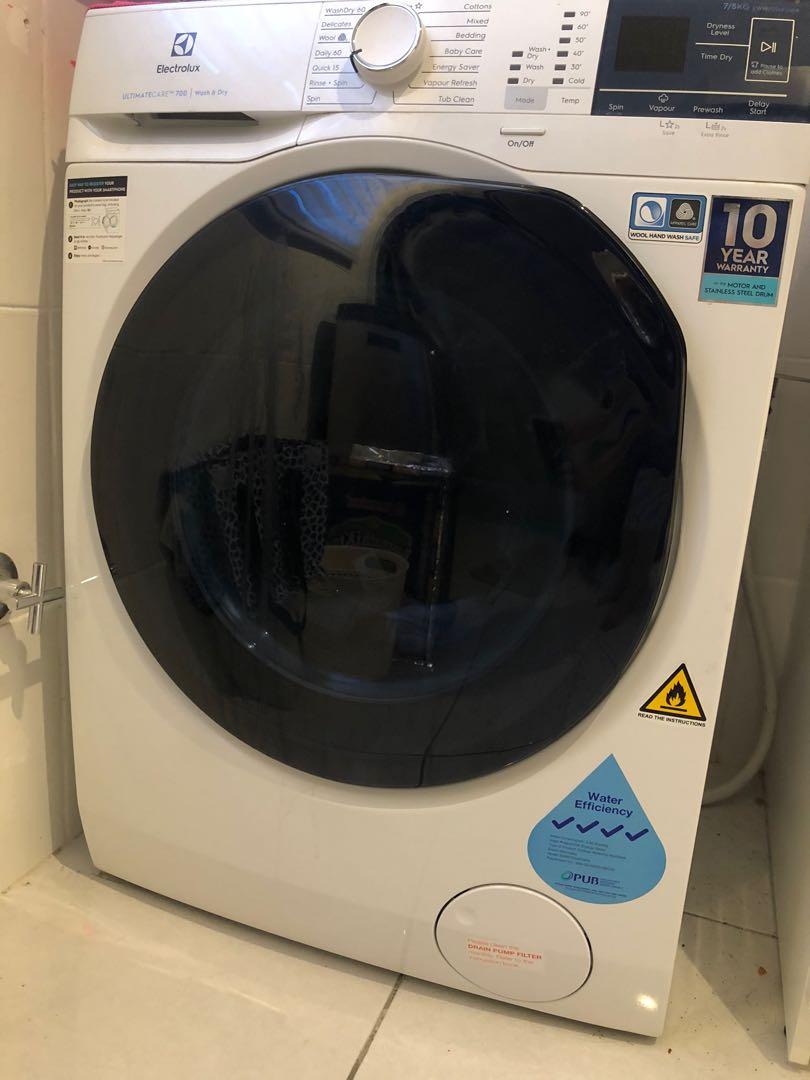 Electrolux ultimate care 700 sale wash and dry