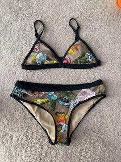 Embroidery bikini