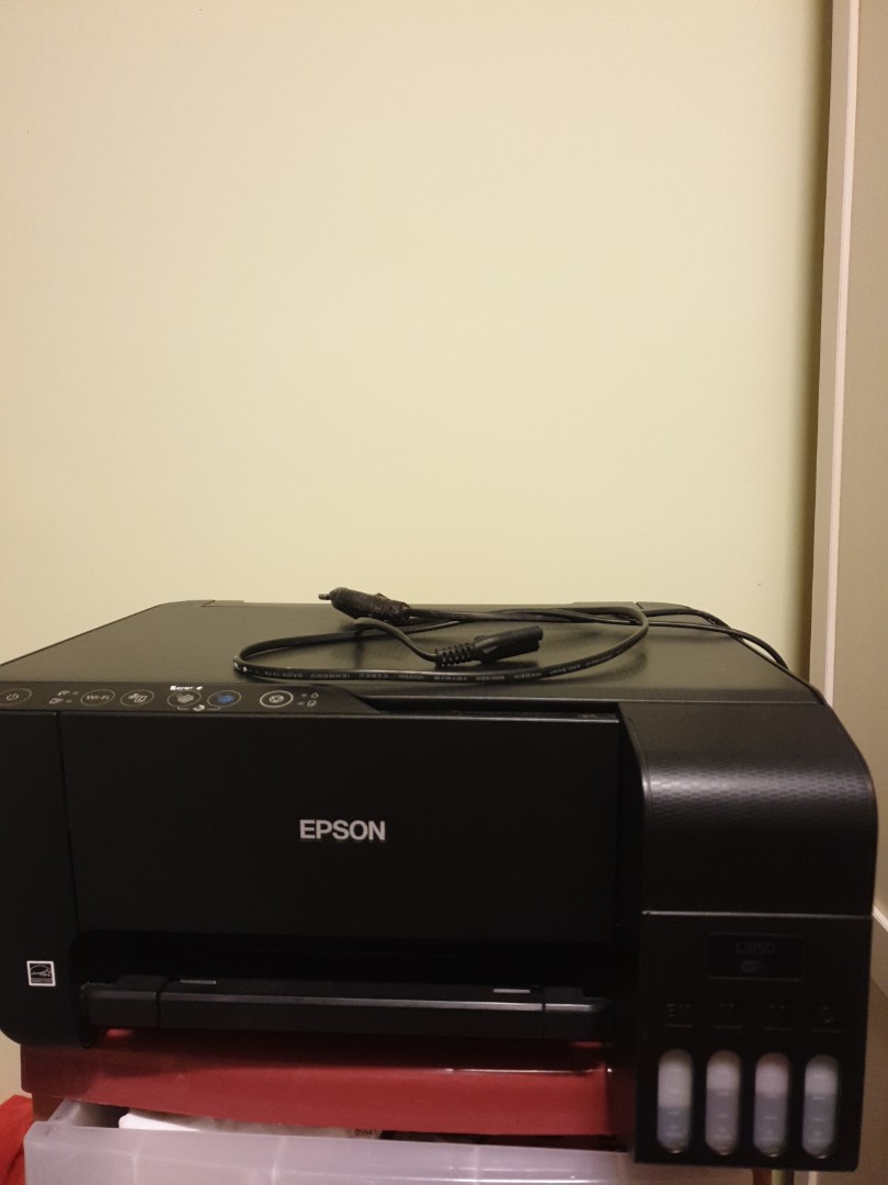 Epson L3150 not working but still has ink, Computers & Tech, Printers, Scanners & Copiers on