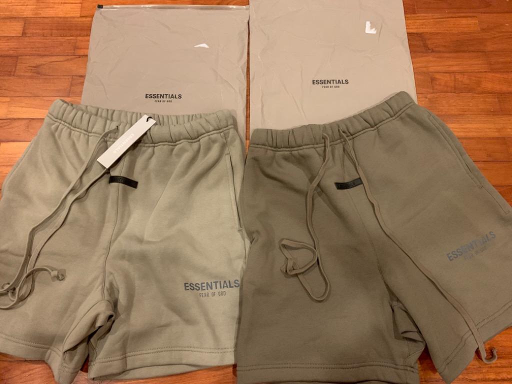 Essentials shorts, Men's Fashion, Bottoms, Shorts on Carousell