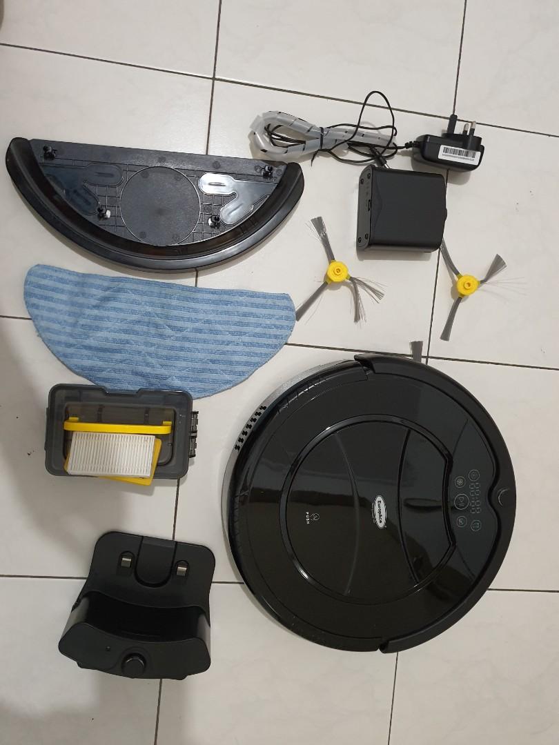 Europace robotic vacuum cleaning black, TV & Home Appliances, Vacuum