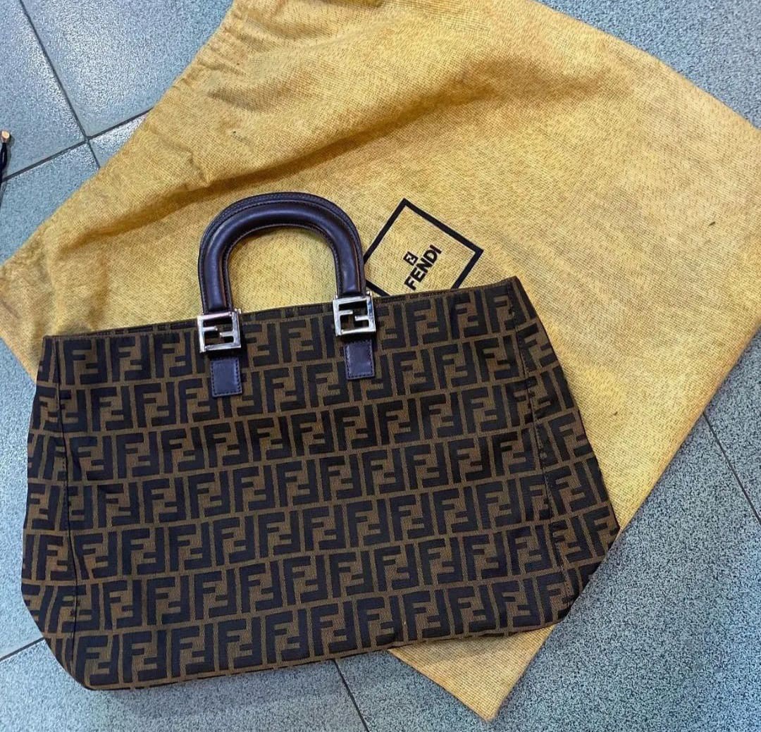 fendi zucca handbag