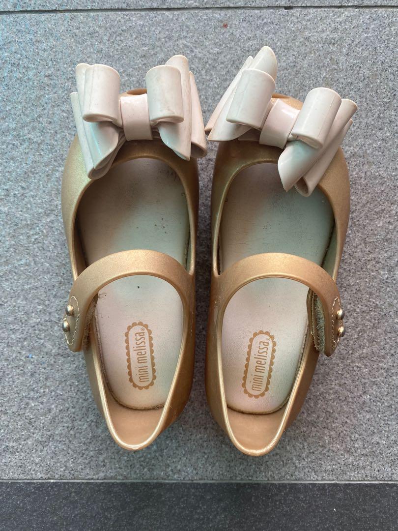 Gold Mini Melissa size 8