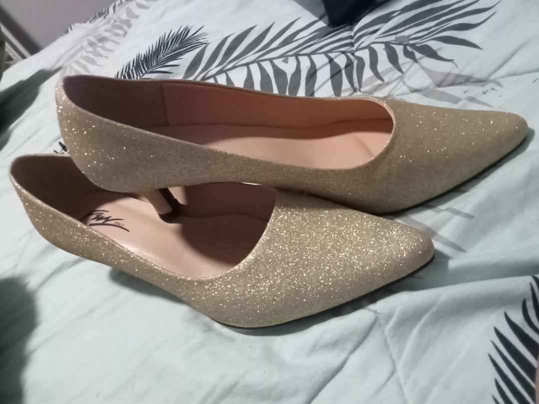 Gold Sparkle 2 3inch heels. Size 12