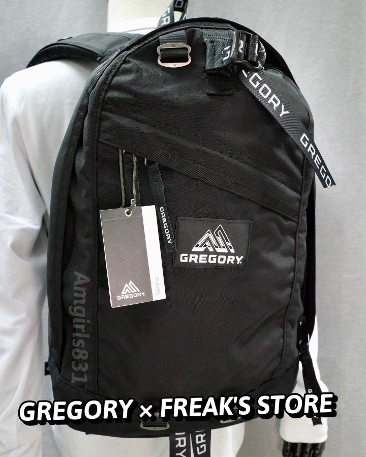 GREGORY × FREAK'S STORE day pack black, 男裝, 袋, 背包