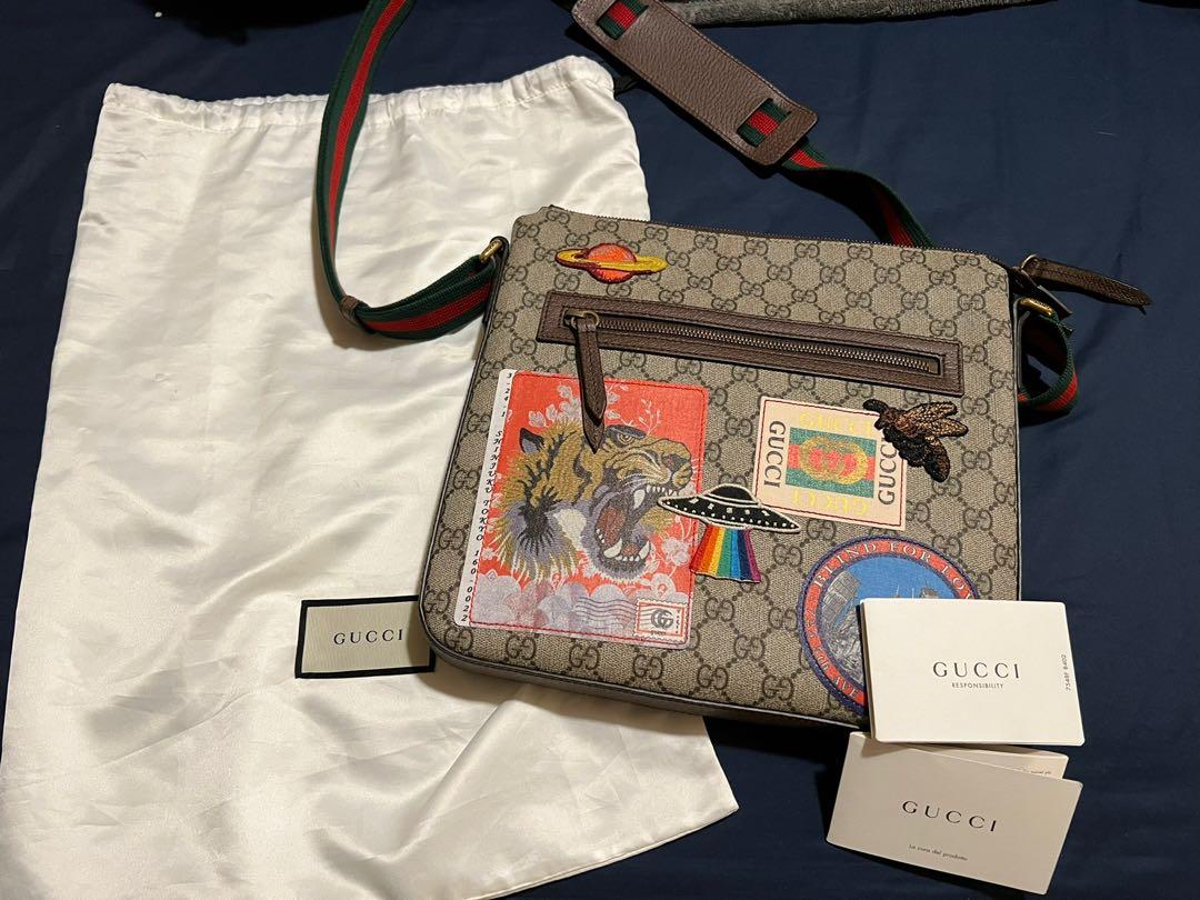 GUCCI SUPREME BROWN Courrier Messenger