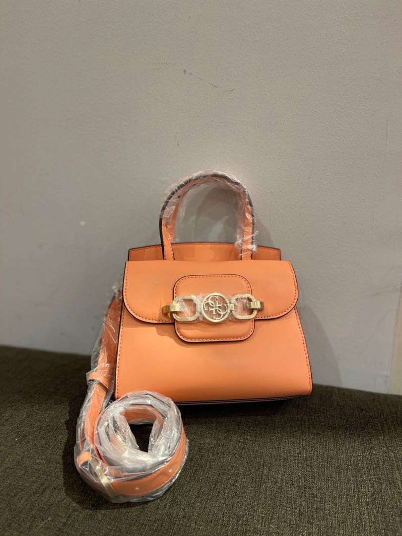 Guess Orange Bag, Women's Fashion, Bags & Wallets, Crossbody Bags on Carousell