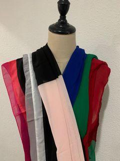 Hijab chiffon shawl Raya bazaar