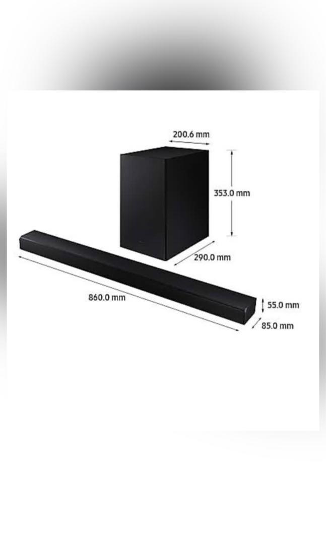 HW -A550 (2021) SAMSUNG SOUNDBAR, Audio, Soundbars, Speakers  Amplifiers  on Carousell