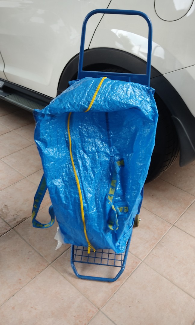IKEA FRAKTA TROLLEY BLUE, Everything Else, Others on Carousell