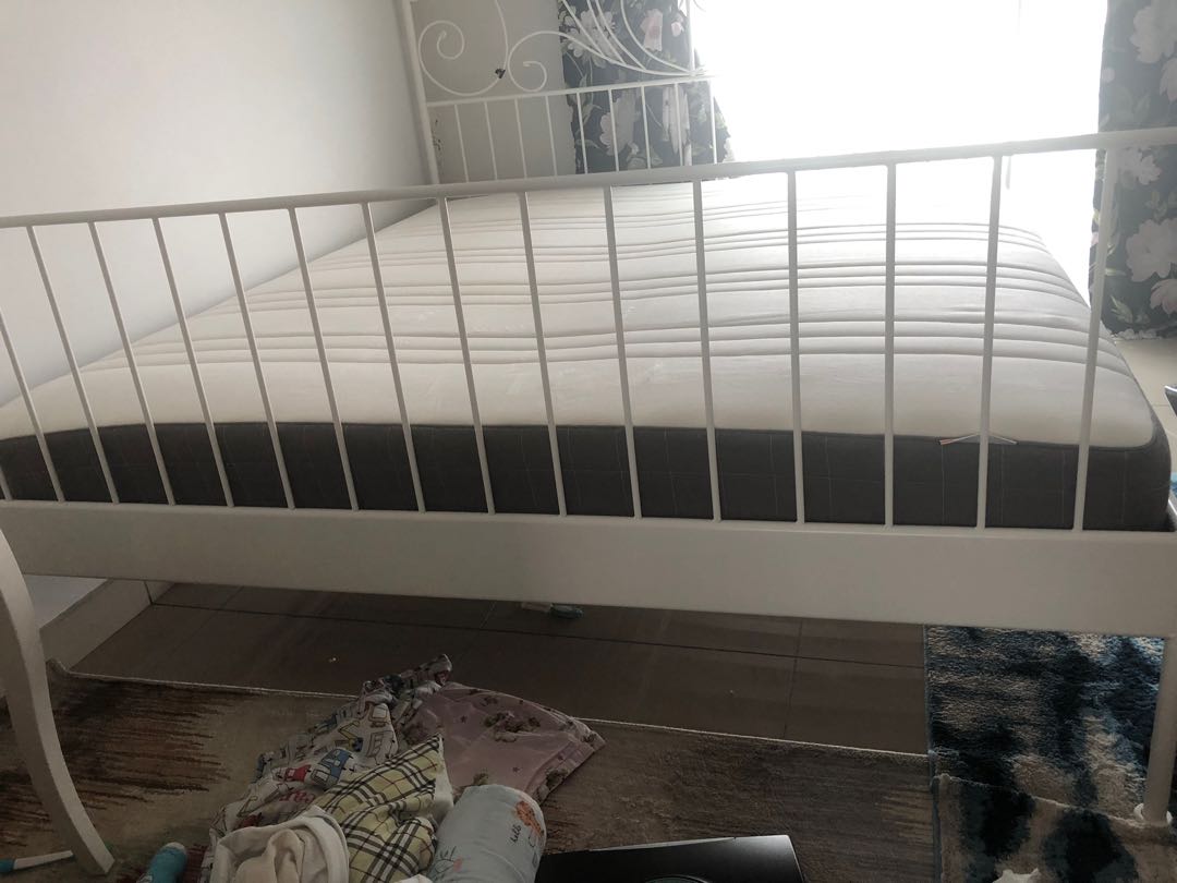 Ikea Hovag King Size Mattress Only (without Bed Frame), Furniture