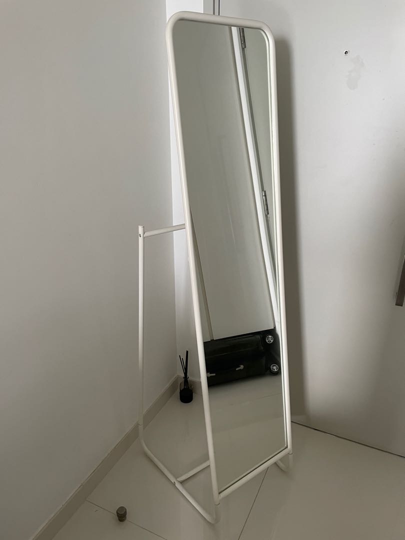 Ikea KNAPPER standing mirror, Furniture & Home Living, Home Decor