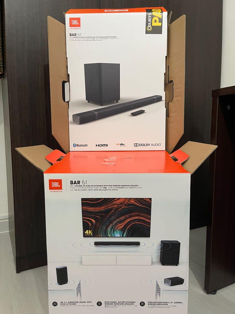 JBL BAR 5.1 SURROUND SOUNDBAR, Audio, Soundbars, Speakers & Amplifiers