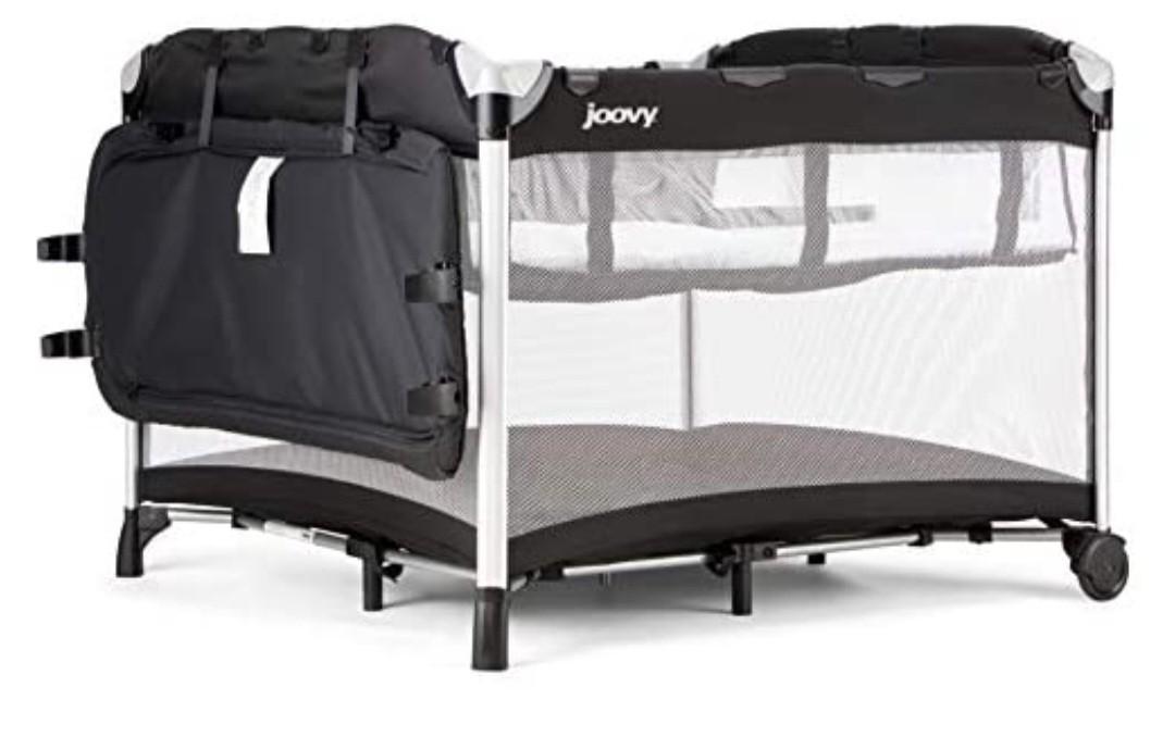 Joovy Room2 Playard Portable Playpen includes bassinet and 2