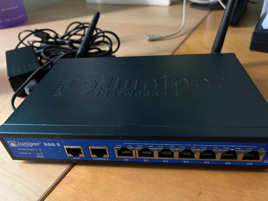 Juniper Networks SSG 5 Router Firewall, Computers & Tech, Parts