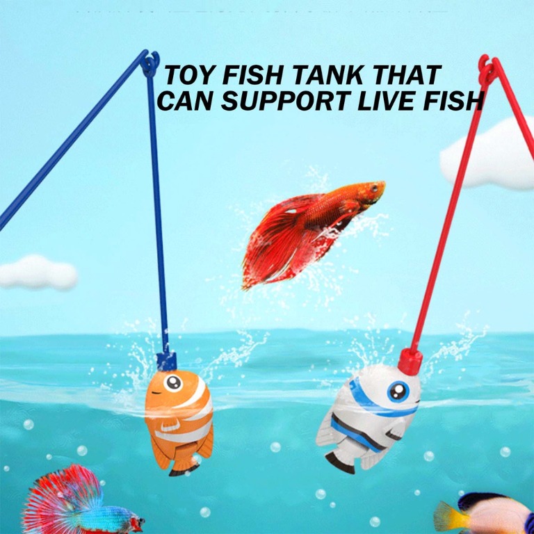 Kids Fishing Toys Simulation Fish Tank Games Aquarium Magnetic Fishing Rod  Puzzle Gifts Pretend Play HZ0990, Hobbies & Toys, Memorabilia &  Collectibles, Fan Merchandise on Carousell