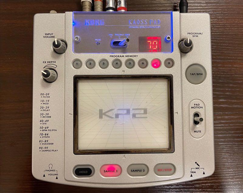 Korg KP2 Kaoss Pad, 興趣及遊戲, 音樂、樂器& 配件, 樂器- Carousell