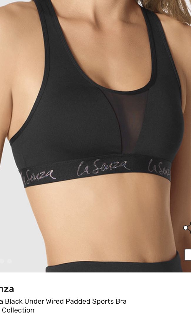 La SENZA, Intimates & Sleepwear, 3 Black Mesh Lasenza Sports Bra