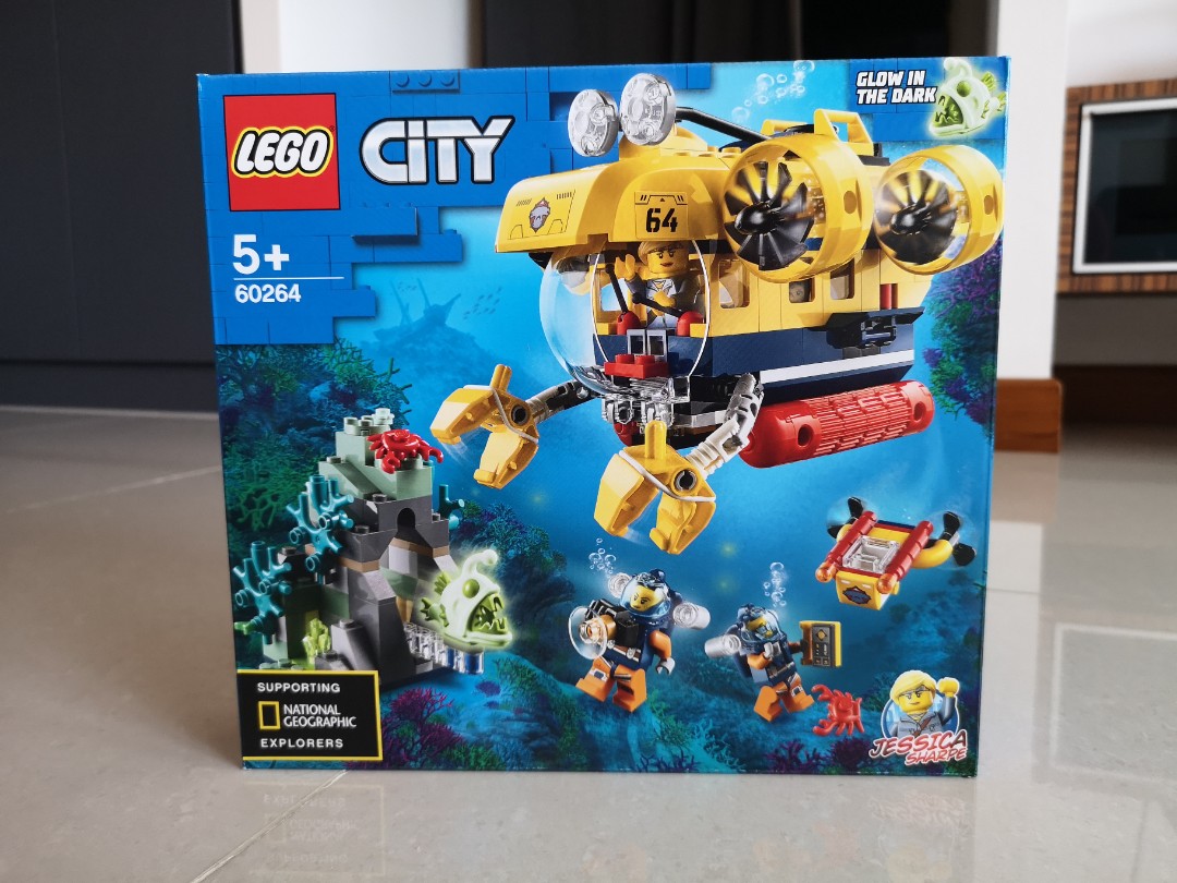 LEGO City Oceans 60264 Ocean Exploration Submarine Building Kit Hobbies Toys Toys Games on Carousell