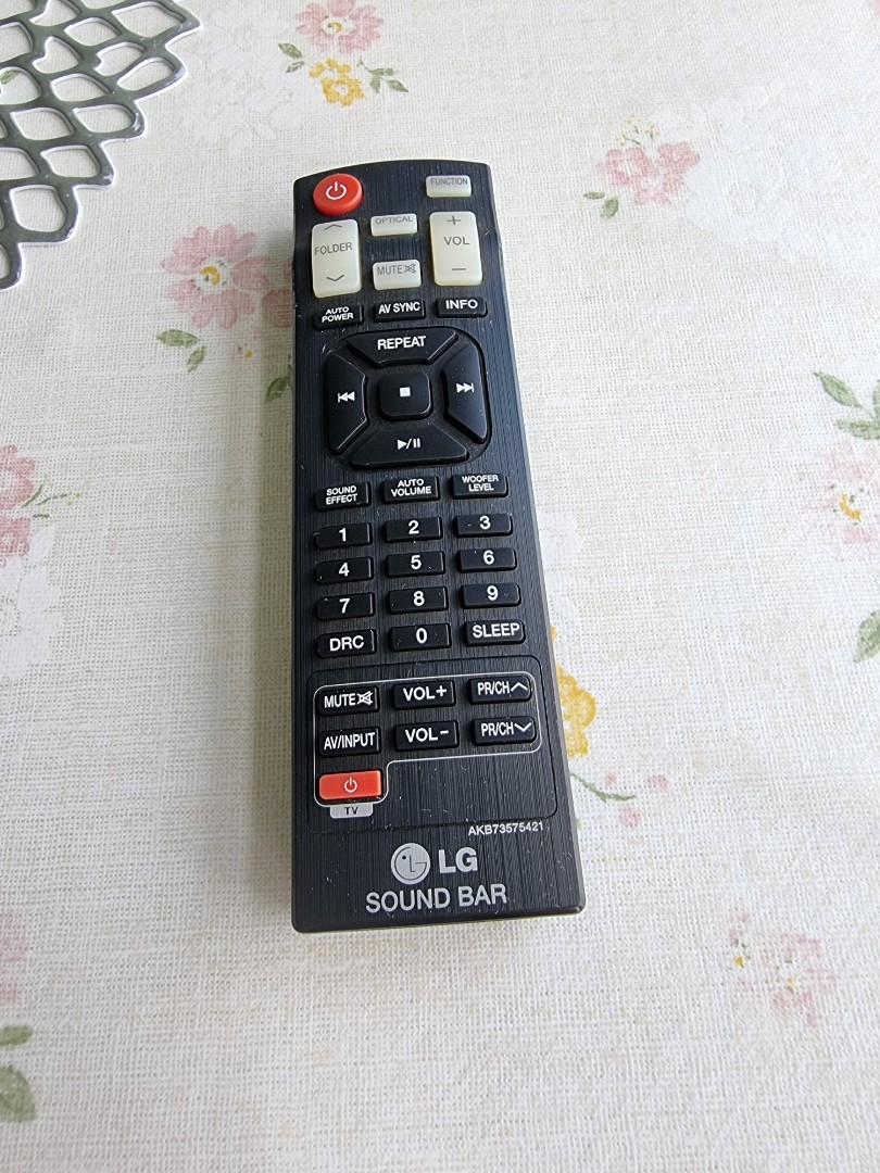 LG Sound Bar Remote control AKB73575421 TV Home Appliances TV