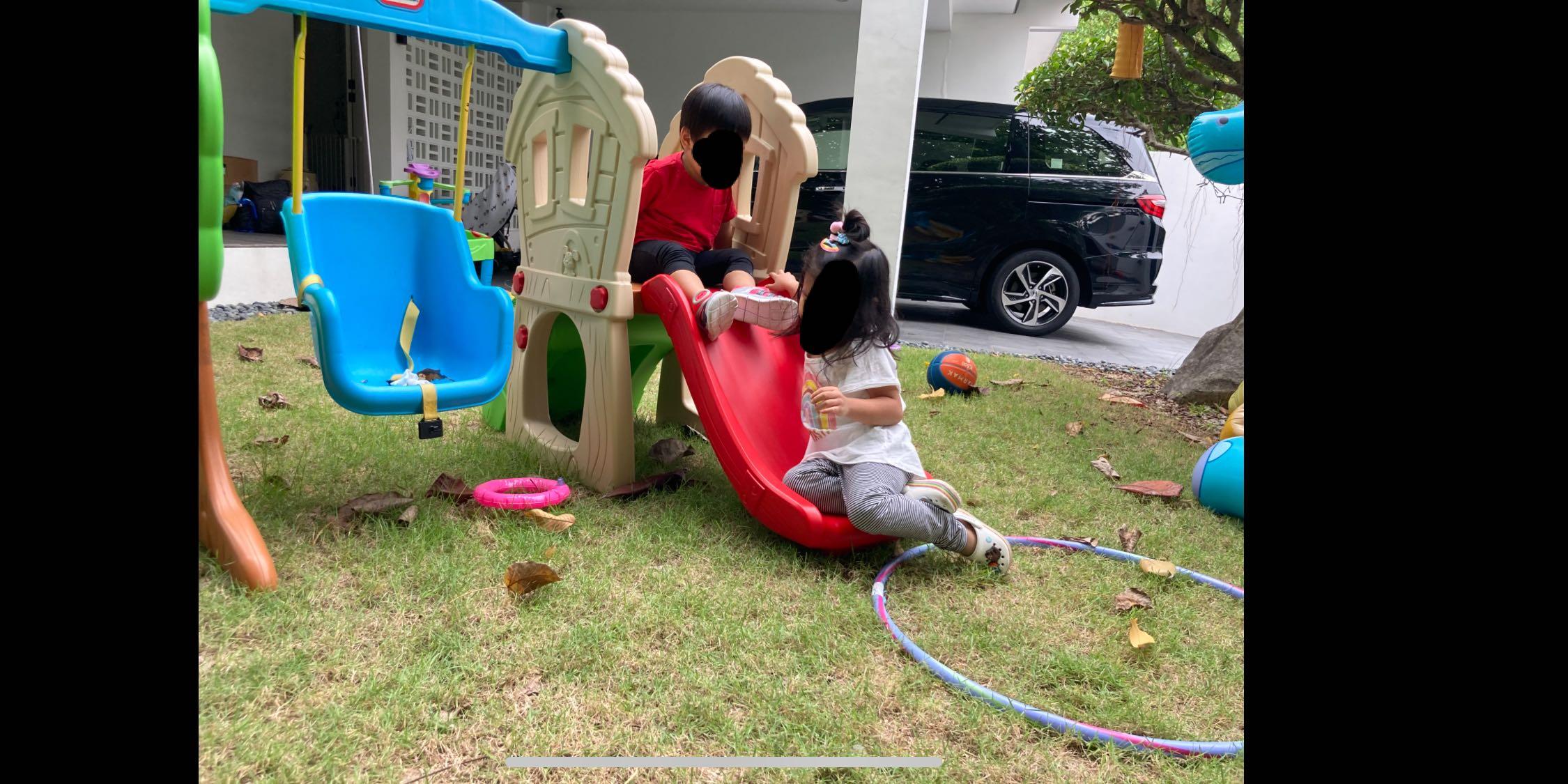 Little Tikes Hide And Seek Climber and Swing Kids Slide Backyard Play