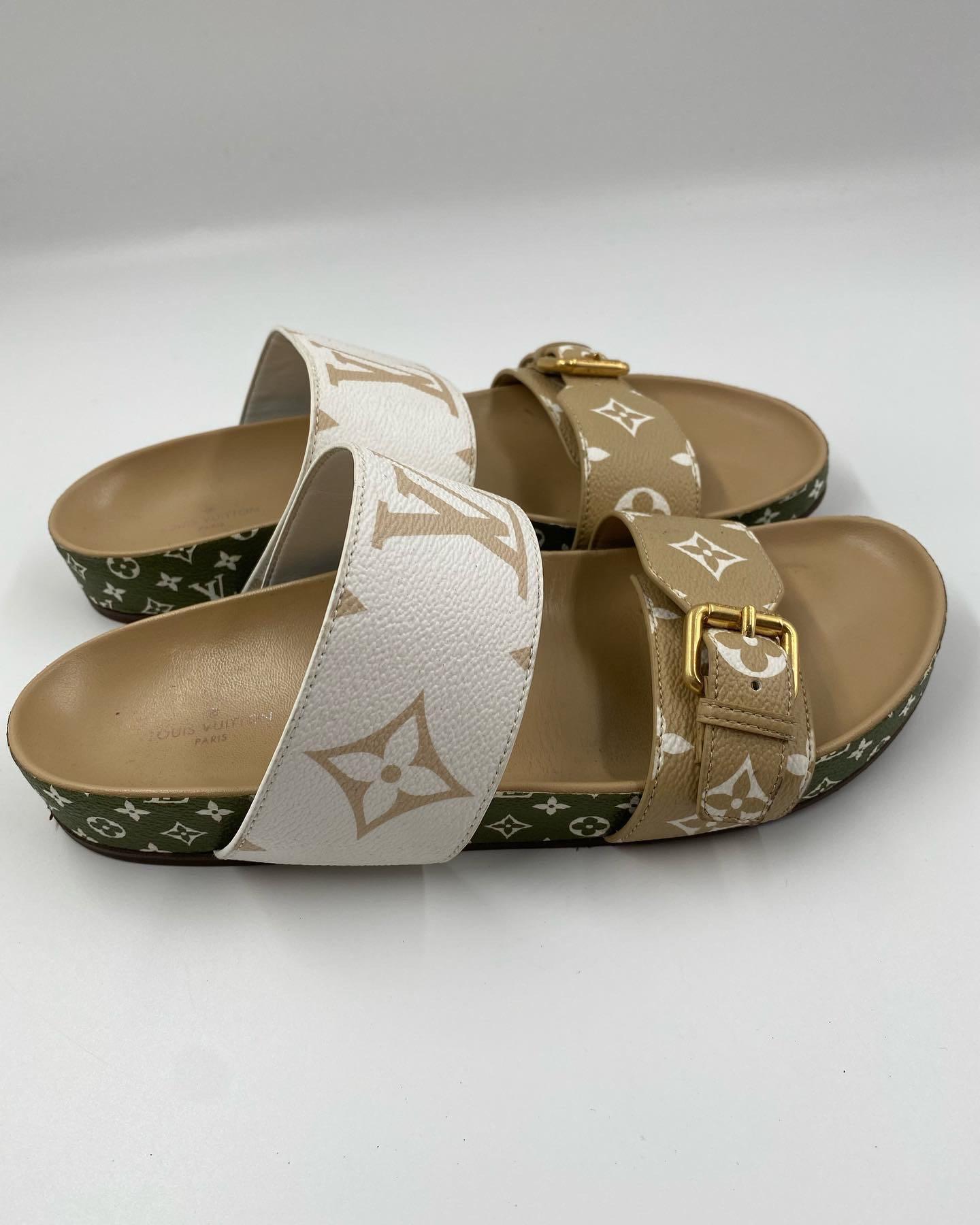 Louis Vuitton, Shoes, Louis Vuitton Bom Dia Sandals 75
