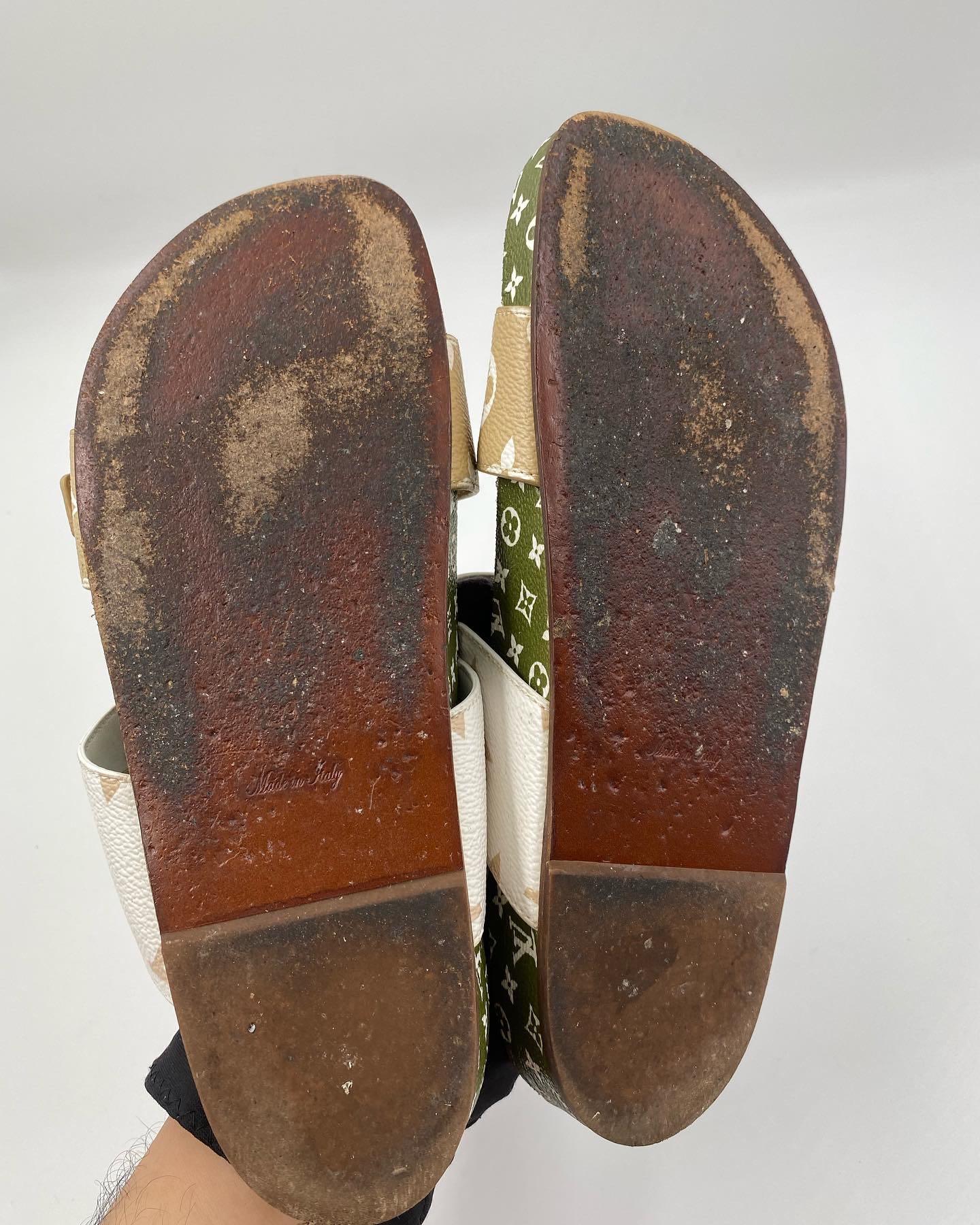Louis Vuitton Vintage Louis Vuitton Bom Dia Flat Mule Sandals