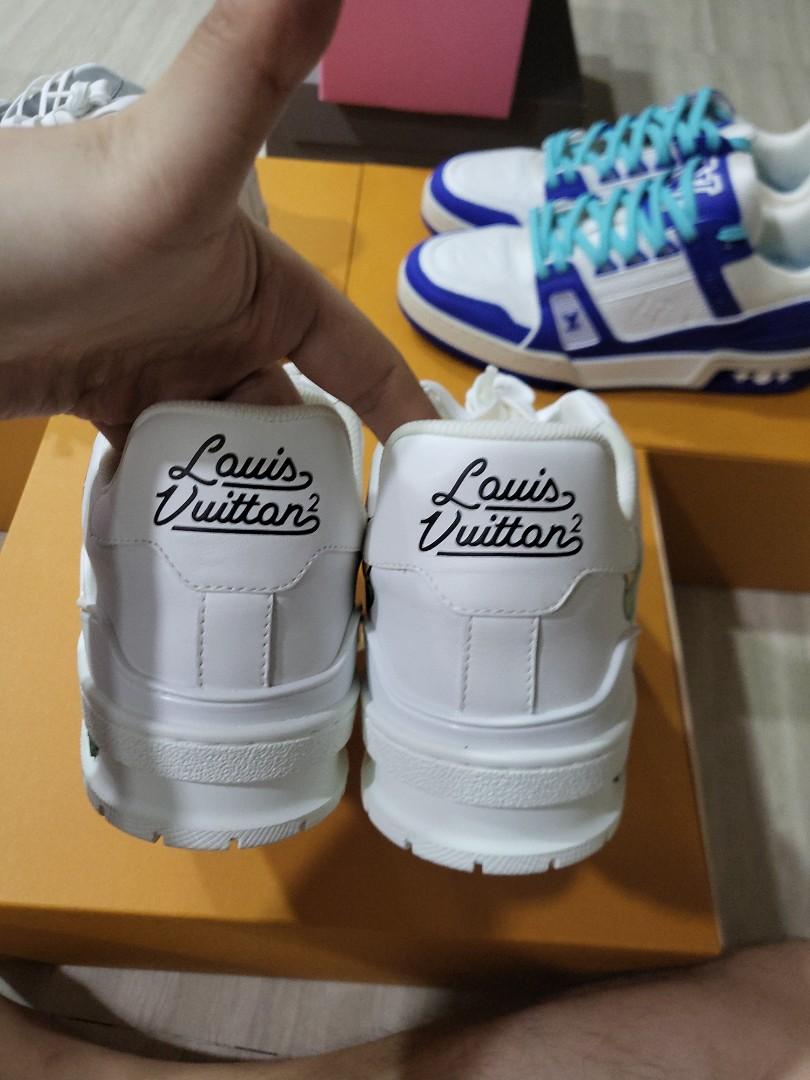 Louis Vuitton, Shoes, New With Box Louis Vuitton Lv Trainer Sneaker Nigo  Duck Us Mens Size 8 Uk 75