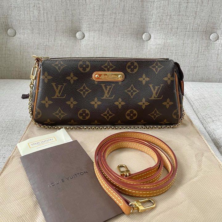 Louis Vuitton Eva Clutch Monogram, Luxury, Bags & Wallets on Carousell