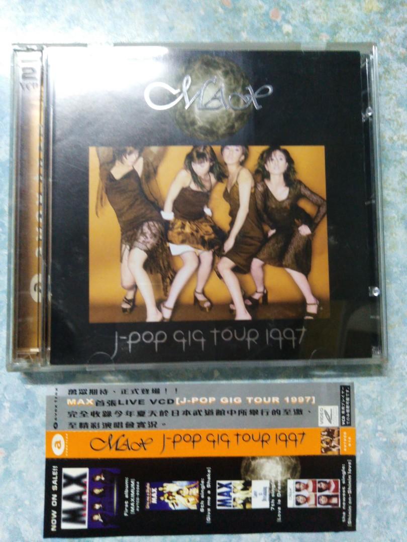 MAX J-POP GIG TOUR 1997 VCD, 興趣及遊戲, 音樂、樂器& 配件, 音樂與