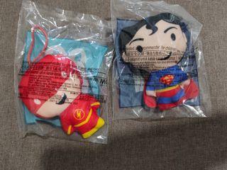 McDonald's Happy Meals Superheroes Flash and Superman. Selling both RM10.