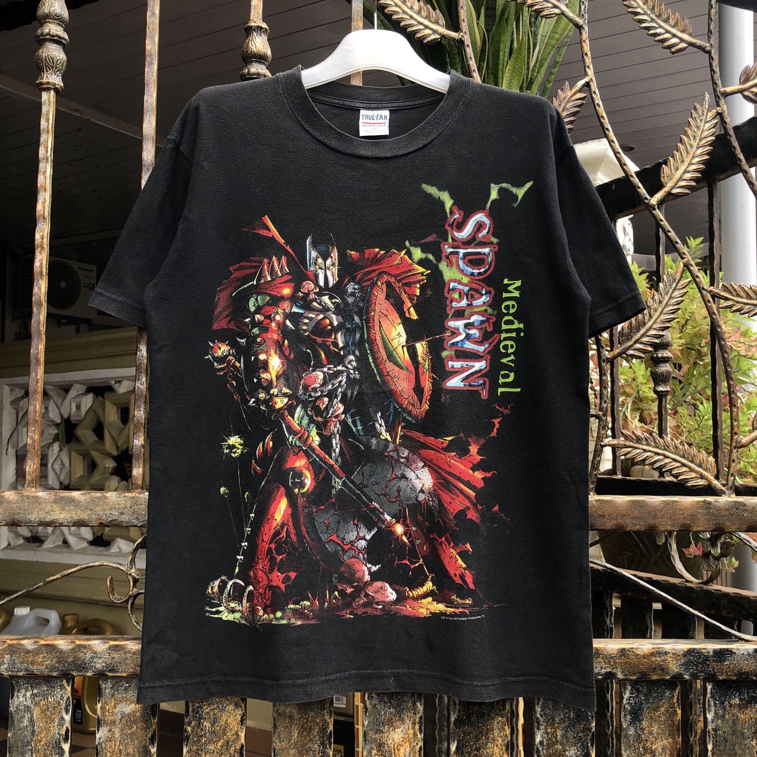 Medieval Spawn Comics Todd McFarlane Vintage 90s Tshirt