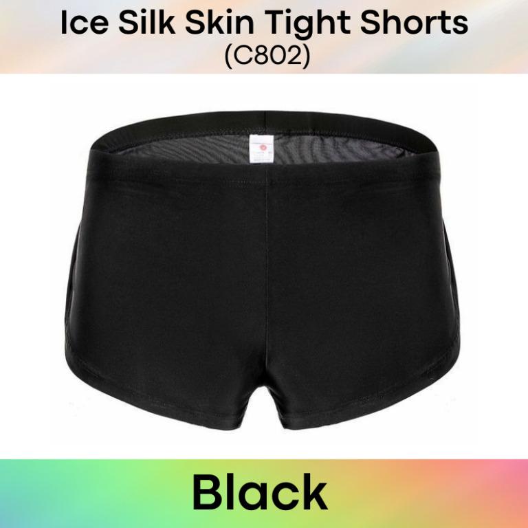 Tight silk shorts on sale