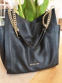 Michael Kors  black leather bag