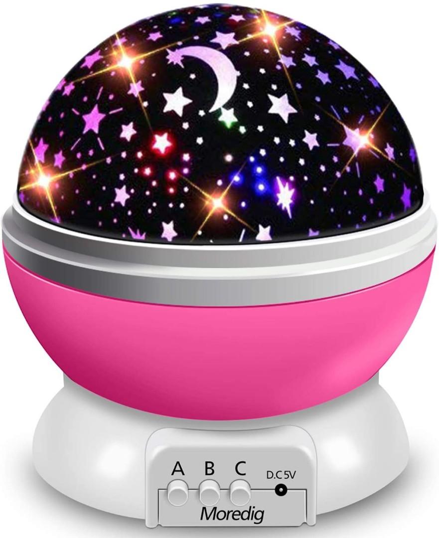 Star fly star & moon cheap rotating projector