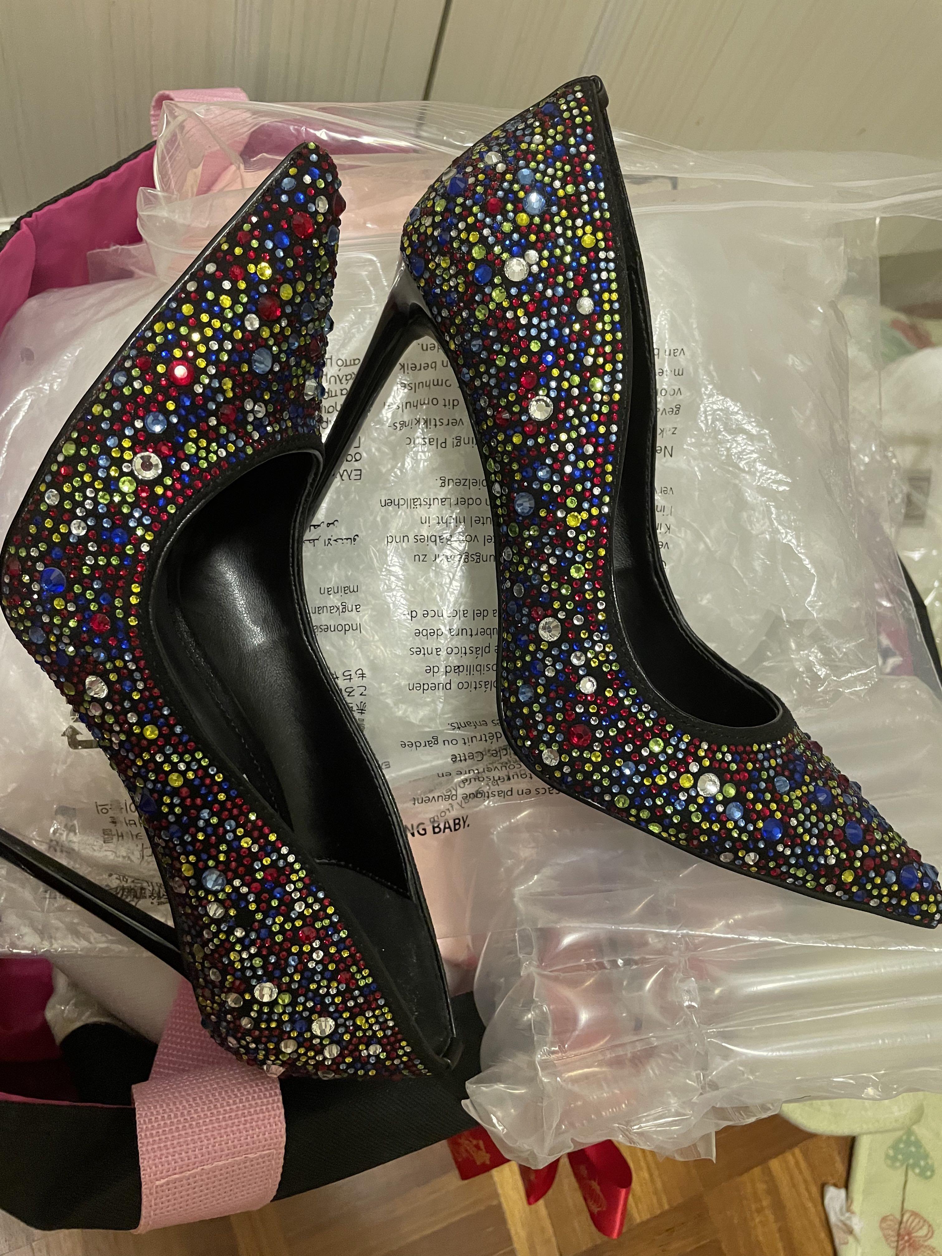 Multicolor steve madden heels hotsell