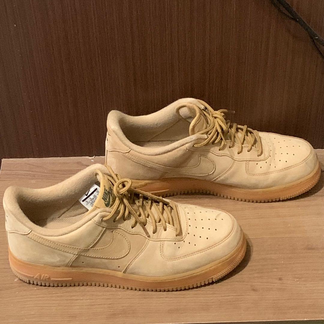 Nike Air Force小麥色, 他的時尚, 鞋, 運動鞋在旋轉拍賣