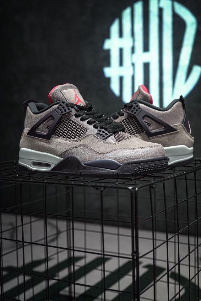air jordan 4 taupe haze on feet