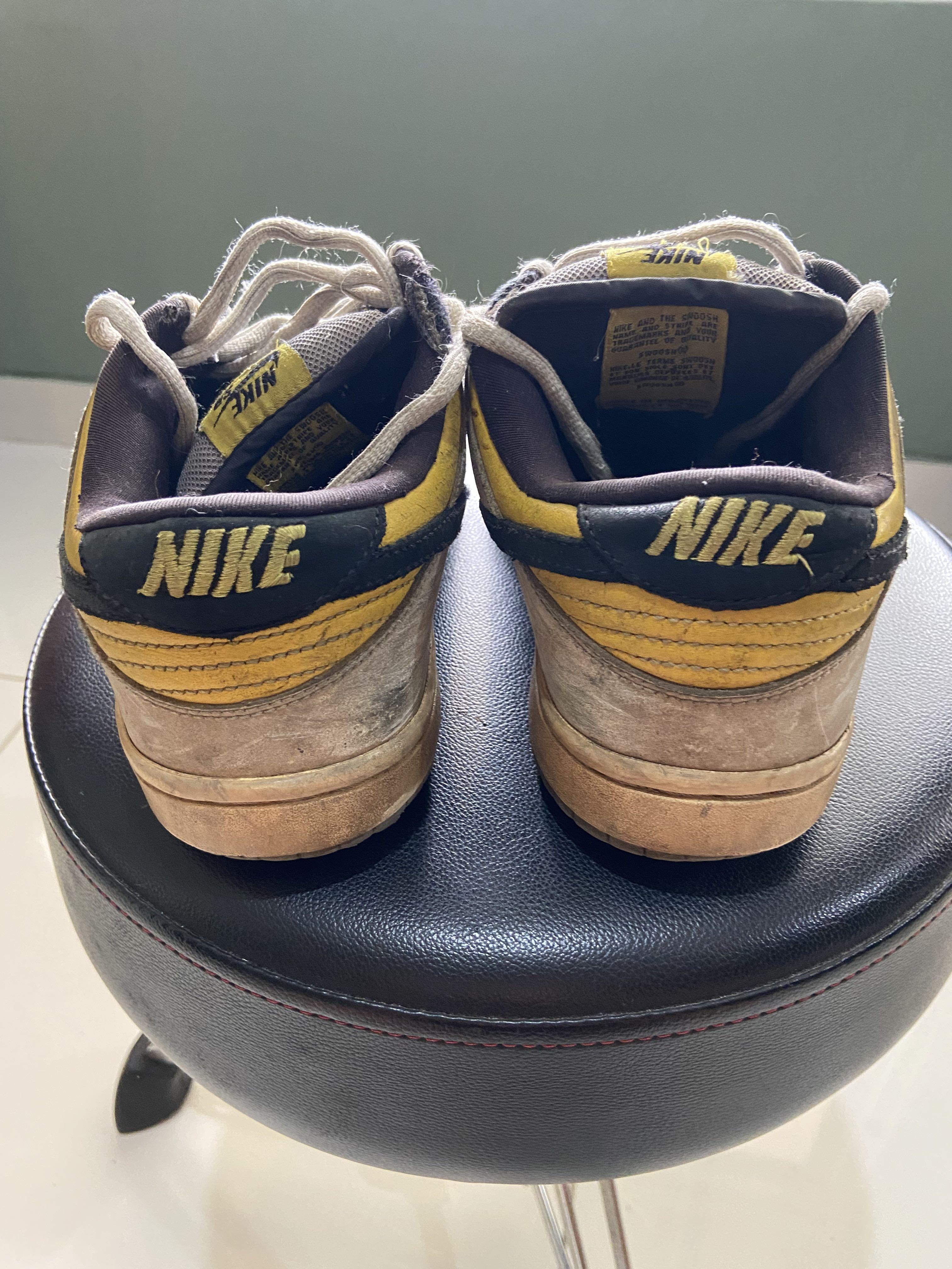 dunk low black yellow