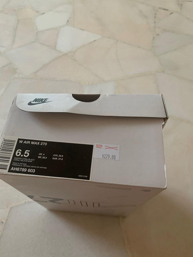 Nike W Air Max 270 Women s Fashion Footwear Sneakers on Carousell