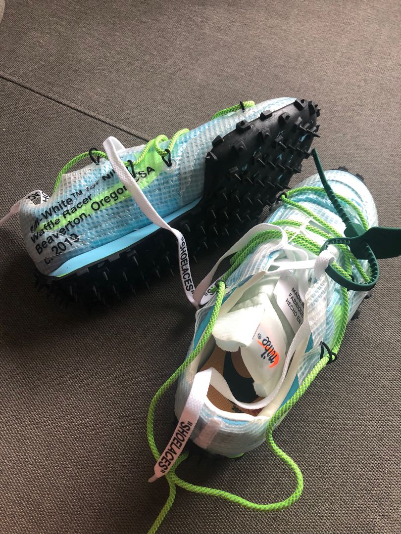 nike waffle x off white
