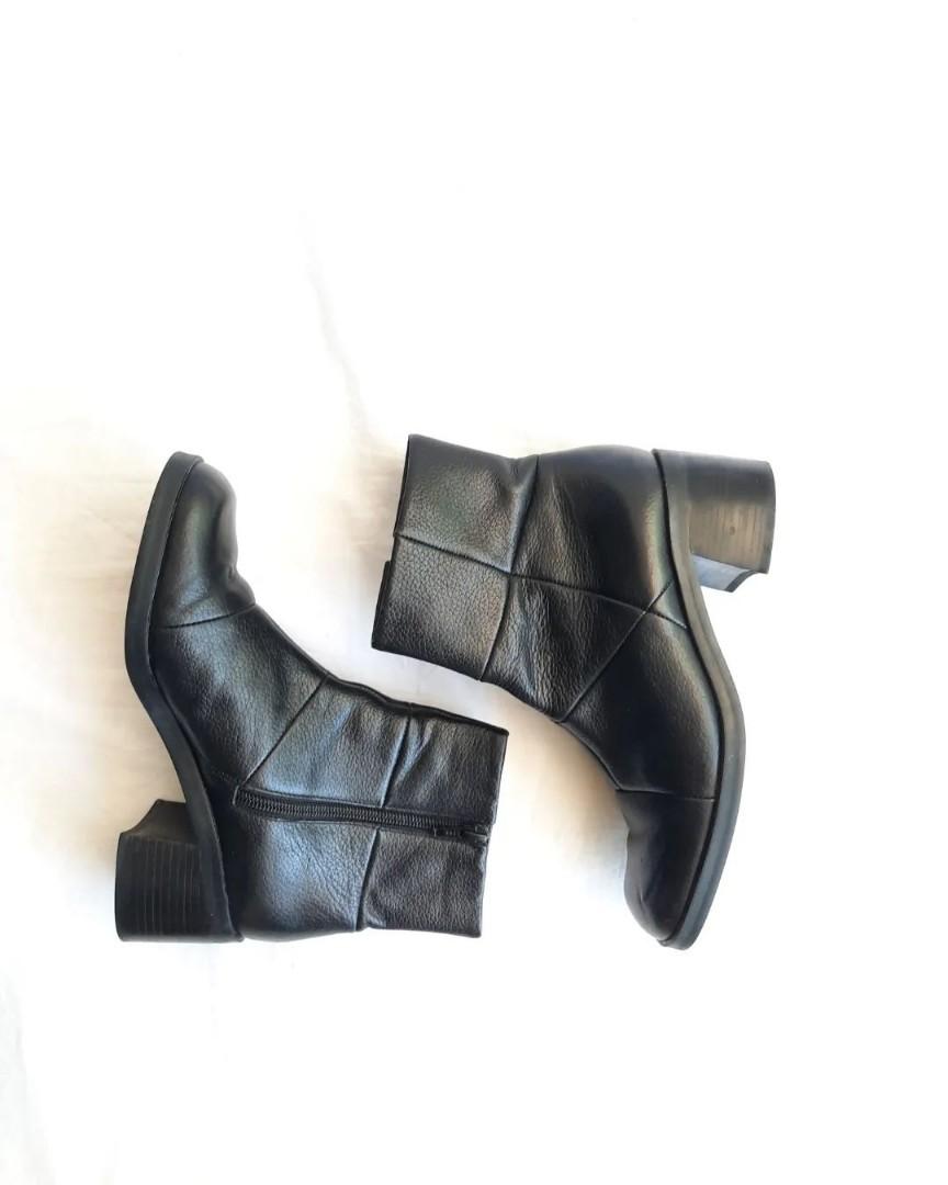 nine west leather ankle boots