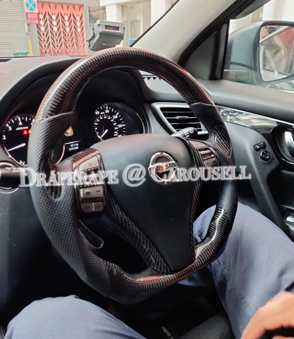 Nissan Qashqai Xtrail Sylphy Teana Note Carbon Fiber Steering Wheel