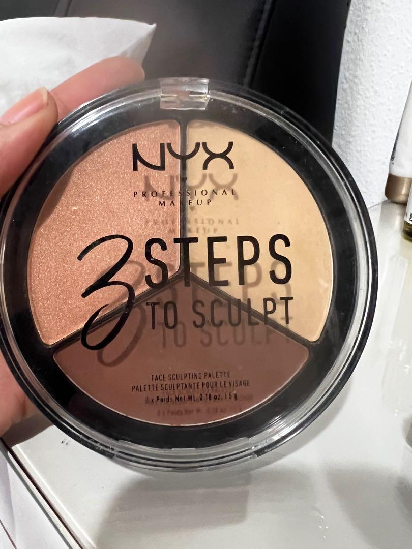 Nyx 3 Steps To Sculpt Face Sculpting Palette, Beauty & Personal Care, Face,  Makeup On Carousell