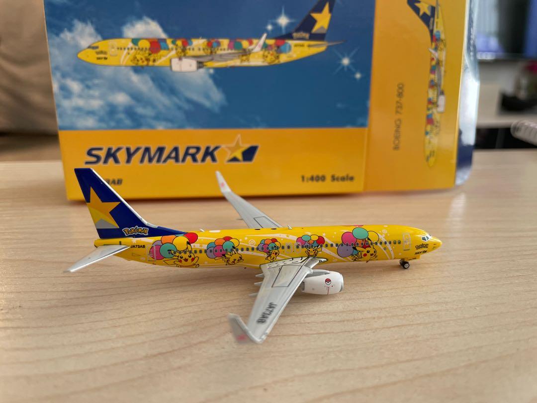 飛行機模型1/400 Phoenix製 B737 スカイマークピカチュウジェット - 航空機