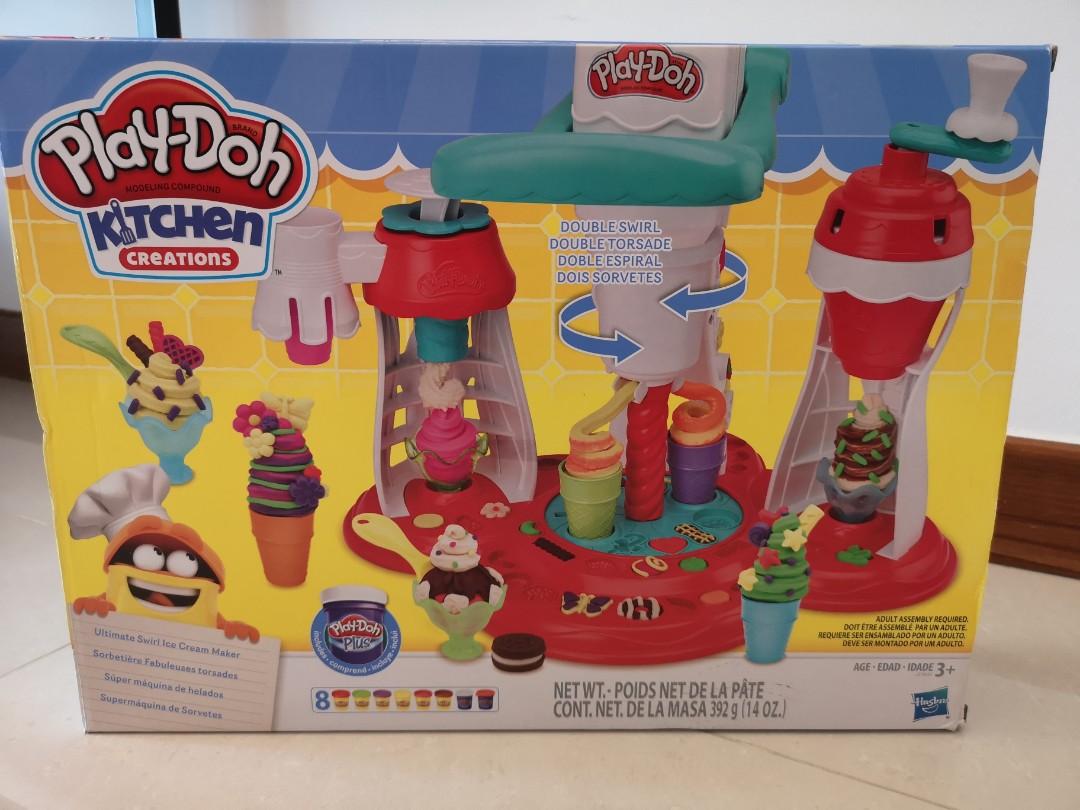 PlayDoh Kitchen Creations Ultimate Swirl Ice Cream Maker Play Food Set