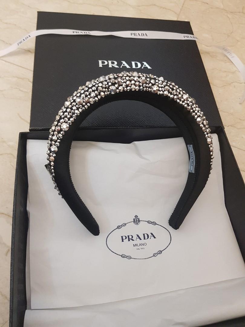 Prada Headband *Usual Price $1K*, Women's Fashion, Watches & Accessories,  Hair Accessories on Carousell