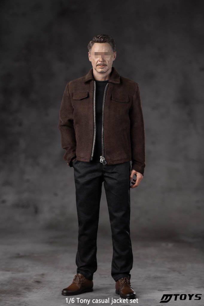 PRE ORDER MARVEL AVENGERS END GAME MTOYS 1 6 SCALE MS027 IRON MAN TONY STARK CASUAL JACKET SET NON HOT TOYS